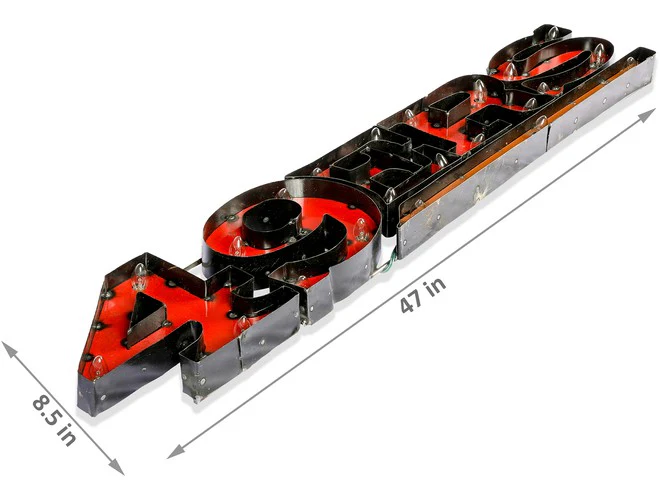 Imperial USA NFL Lighted Recycled Metal Sign - Image 11