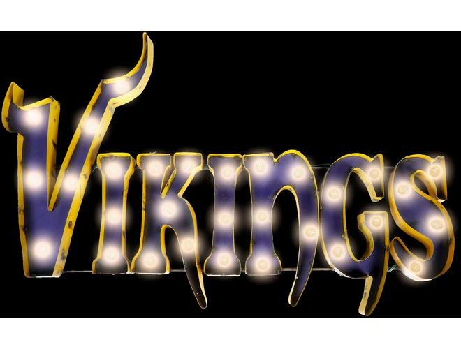 Imperial USA NFL Lighted Recycled Metal Sign - Image 14