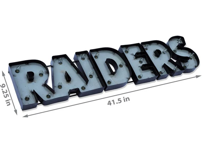 Imperial USA NFL Lighted Recycled Metal Sign - Image 18