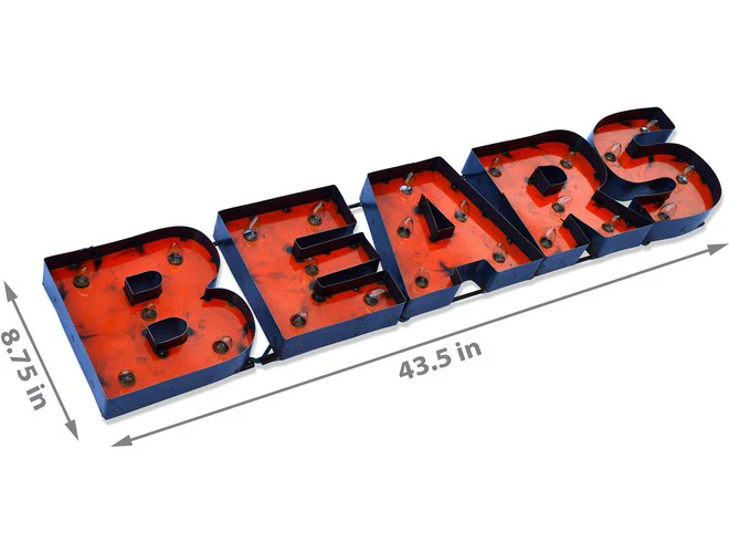 Imperial USA NFL Lighted Recycled Metal Sign - Image 22