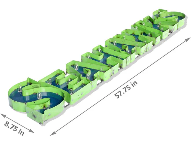 Imperial USA NFL Lighted Recycled Metal Sign - Image 26