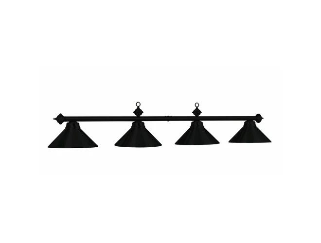 Ram Gameroom Products All Metallic 4-Lamp Bar Pool Table Lights - Image 3
