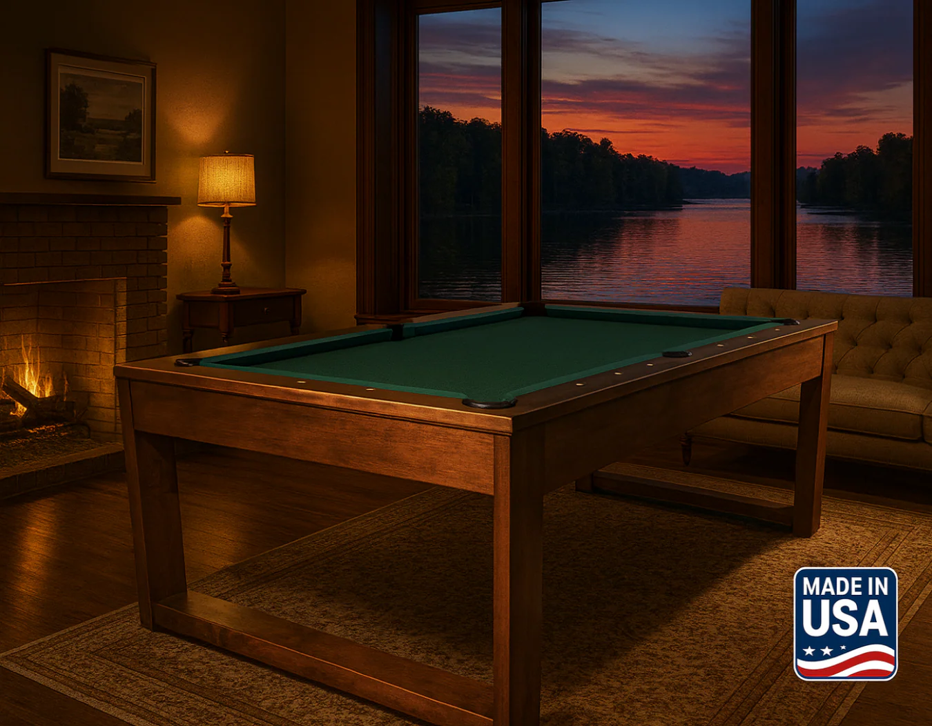 Spencer Marston 8' Cupertino Pool Table - Image 5